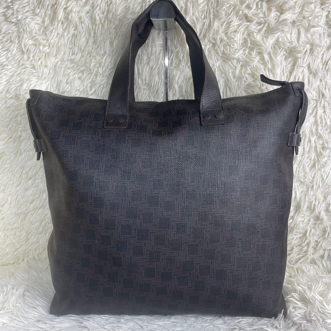 美品】ダンヒル ディーエイト D8 トートバッグ ビジネス PVC 大容量