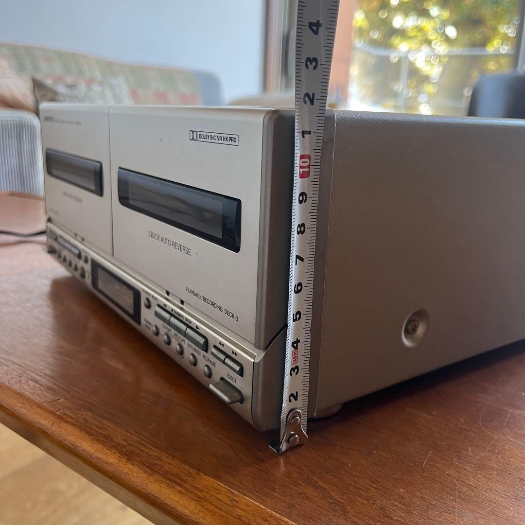 ONKYO K-W511M ダブルカセットデッキ 動作確認済み - メルカリ