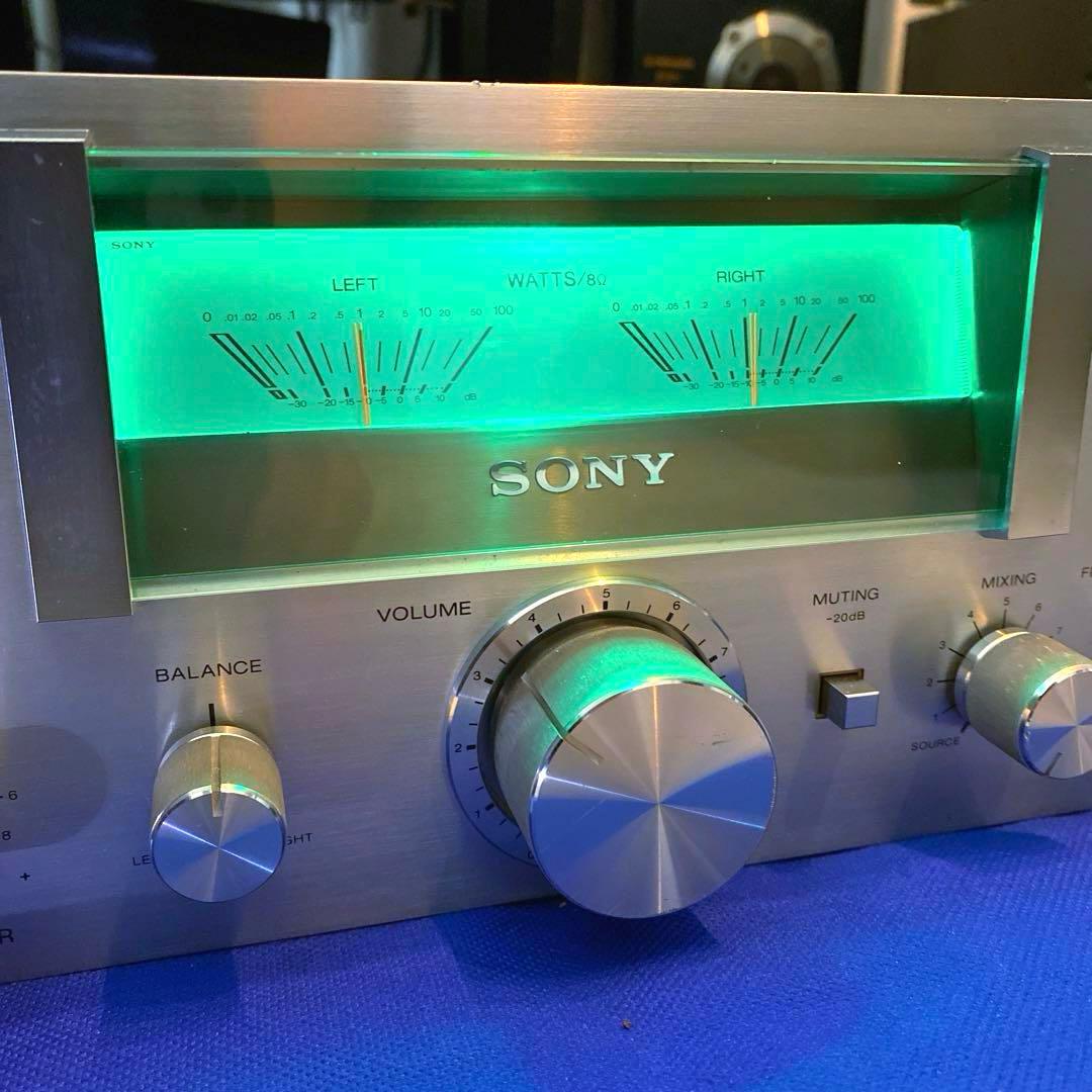 SONY プリメインアンプ TA-313 動作品 ソニー メーター LED - メルカリ
