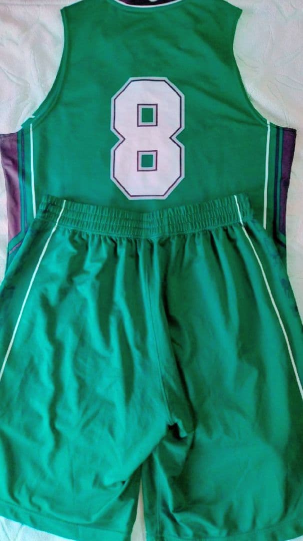 福岡第一 バスケ 8番 ユニフォーム 緑色のみ 高校バスケ 河村勇輝