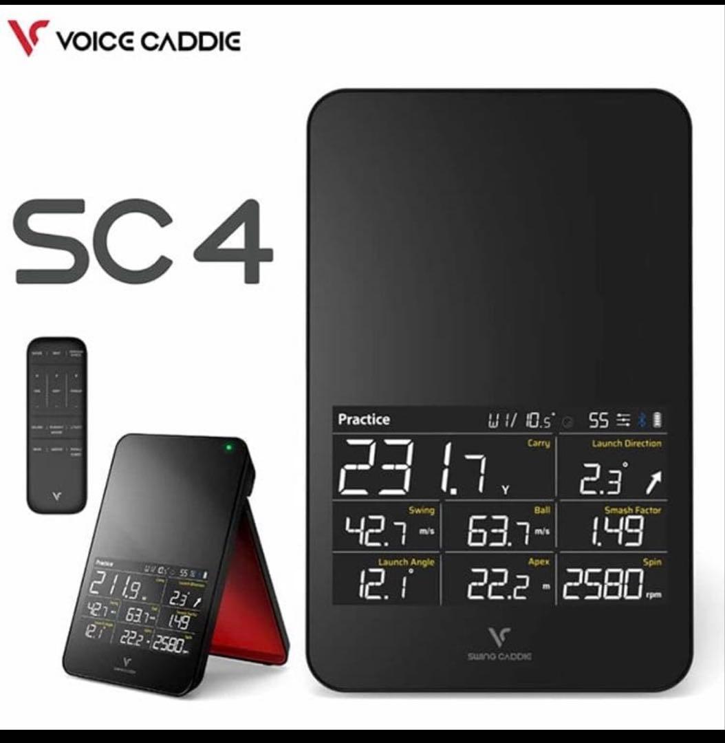 VOICE CADDIE SC 4 ゴルフデータ測定器 VOICE CADDIE（ボイスキャディ） SC4 弾道測定器 ゴルフシミュレーター