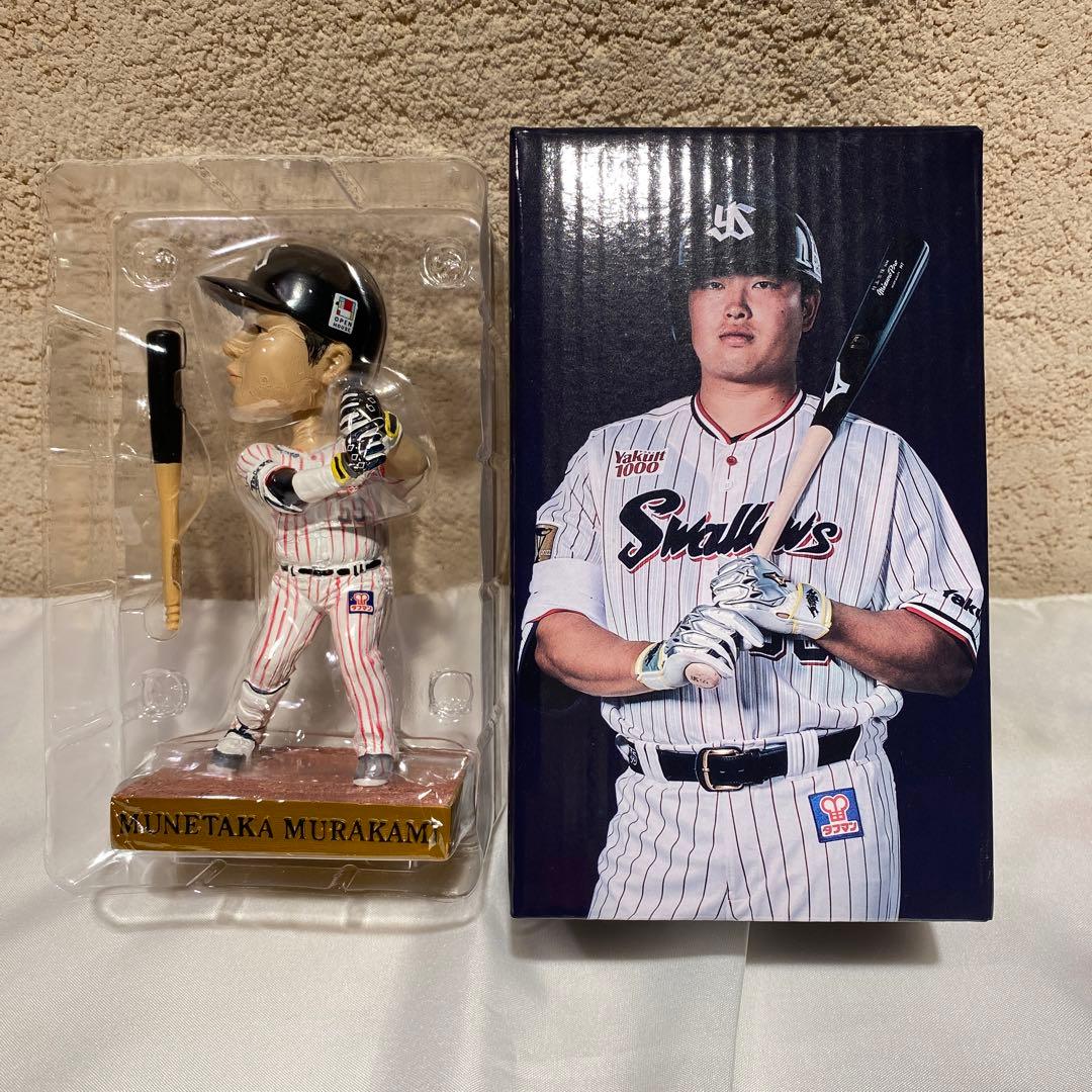 ヤクルトスワローズ 村上宗隆 フィギュア ボブルヘッド - メルカリ