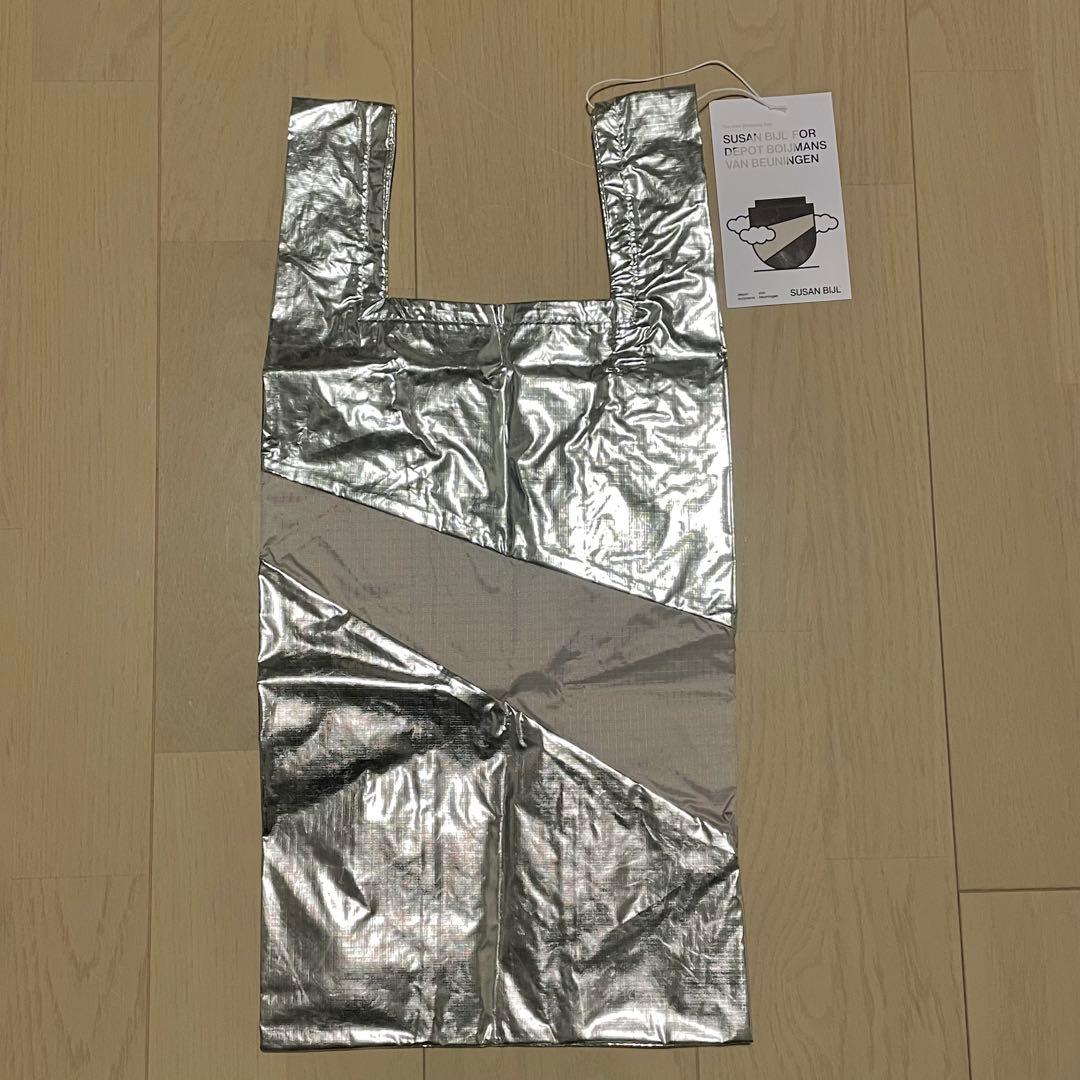 SUSAN BIJL スーザンベル ボイマンス美術館 エコバッグ M シルバー