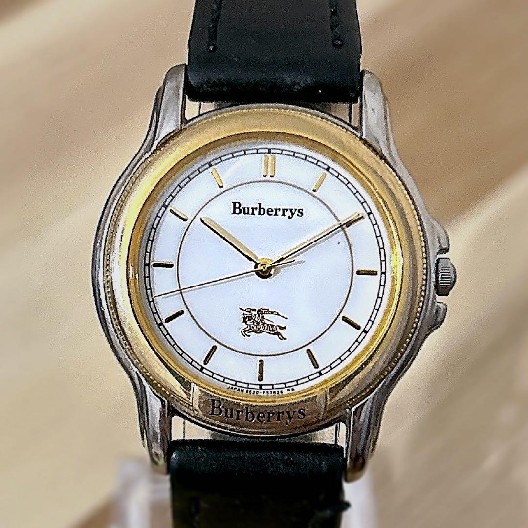 美品 稼働 Burberrys レディース ゴールド 正規尾錠 ヴィンテージ 極美品 稼働 Burberry バーバリー 時計 11200L ラウンド ノバチェック