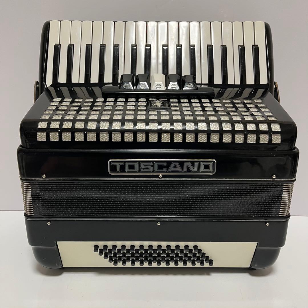 TOSCANO アコーディオン 34鍵盤 トスカーノ ブラック - 鍵盤楽器最