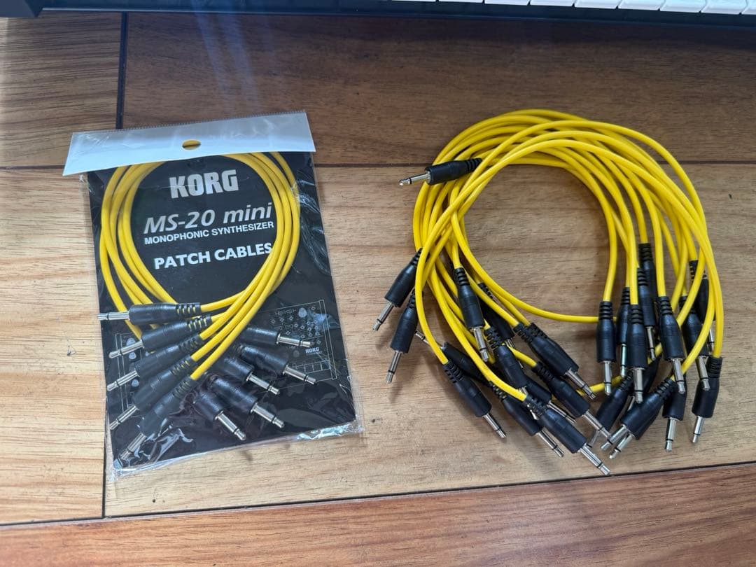 本日限定出品 korg ms-20 mini SQ-1 パッチケーブルおまけ付き - メルカリ