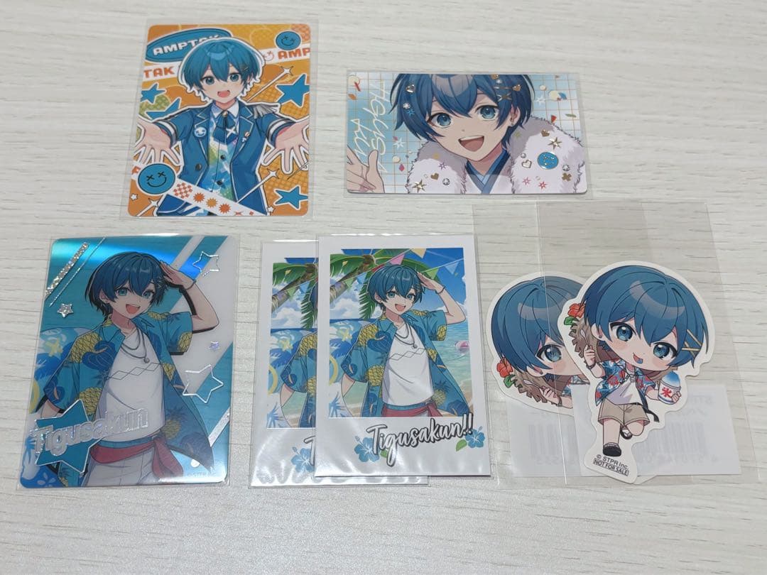 AMPTAK×COLORS ちぐさくん コレカ チェキ ステッカー 7枚セット - メルカリ