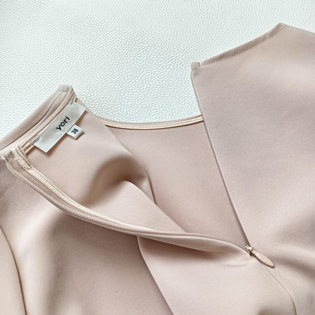 極美品✨《YORI》ティアードギャザーブラウス ゆったりセレモニー ヨリ洗える