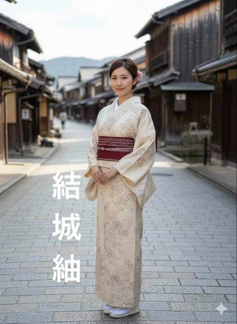 ☘️目玉品☘️【至宝品】○茨城県重要無形文化財○【結城紬】○草木染