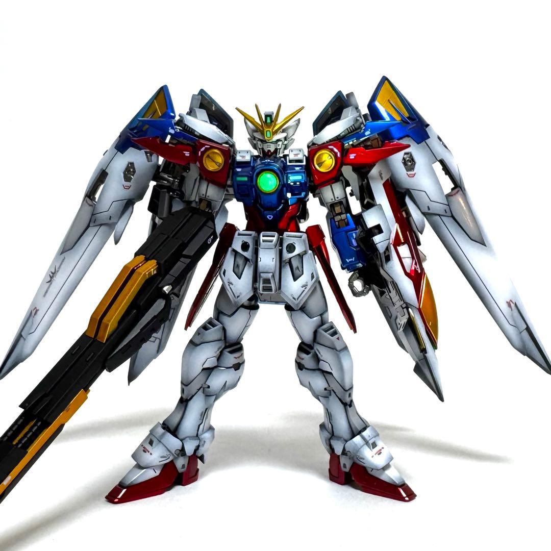 RG ウイングガンダムゼロ 塗装済み完成品 ガンプラ - メルカリ