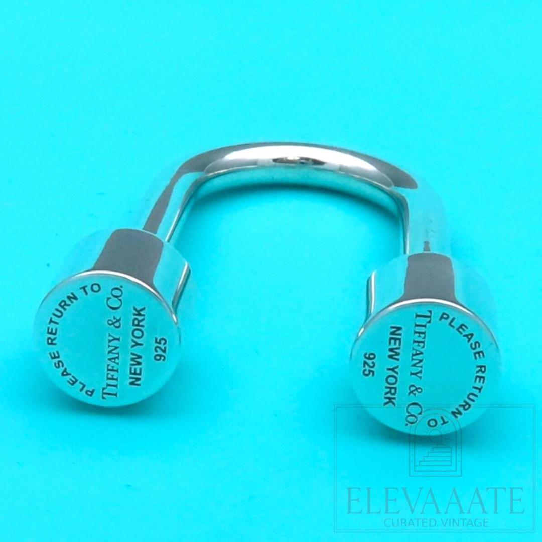 ティファニー リターントゥ シリンダー キーリング Ag925 SV TO437