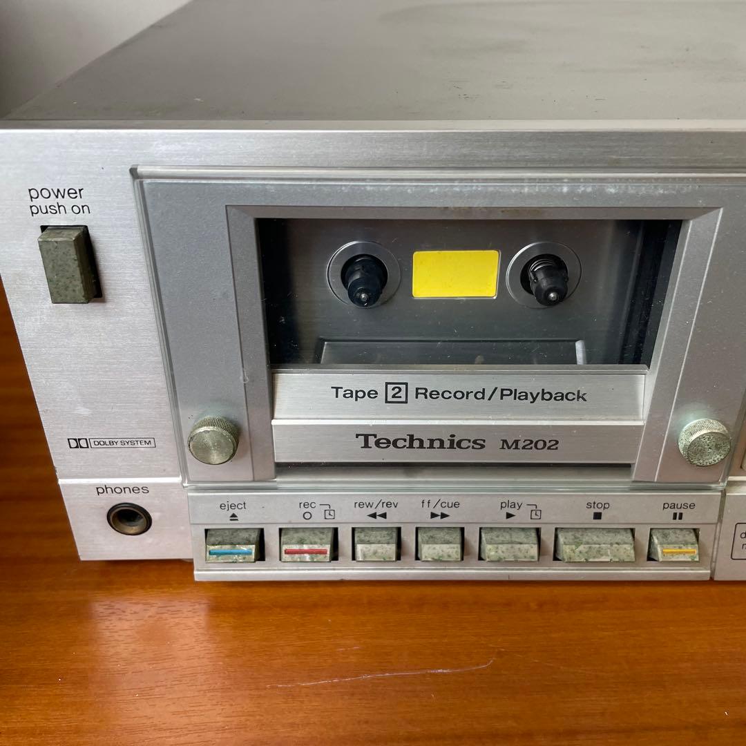 テクニクス Technics ダブルカセットデッキ RS-M202 昭和レトロ - メルカリ