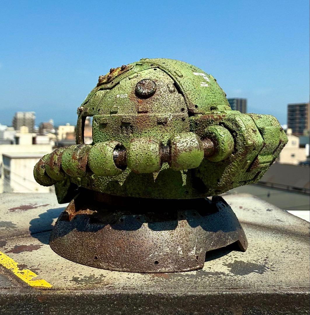 EXCEED MODEL ザクヘッド 量産機カラー ② 現地改修 塗装完成品 - メルカリ