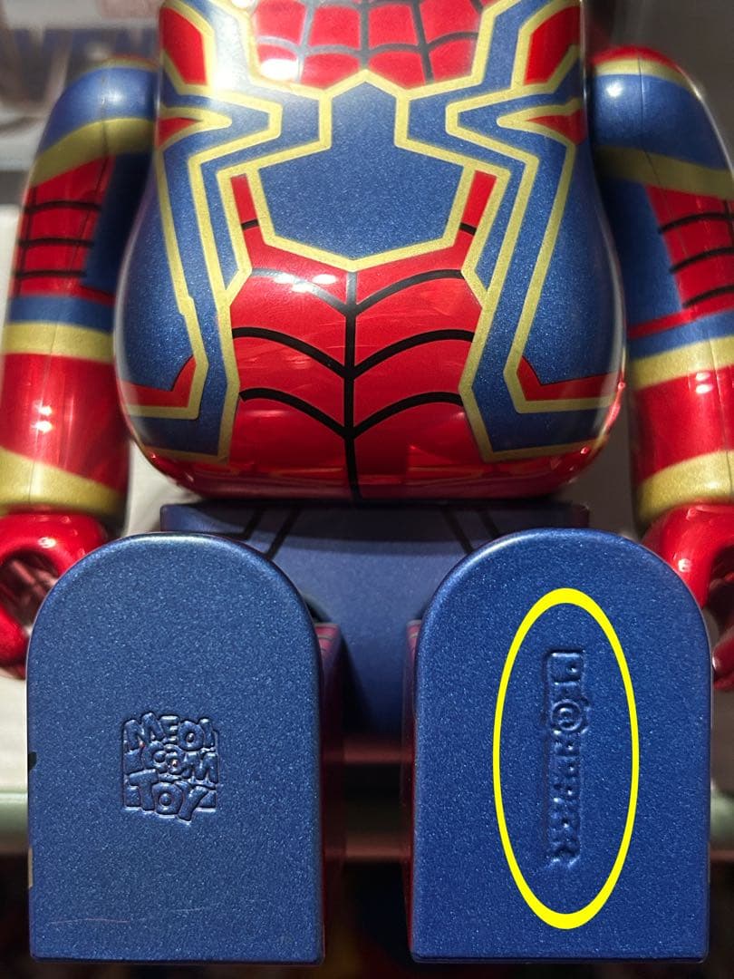 BE@RBRICK ベアブリック400% アイアンスパイダー - メルカリ