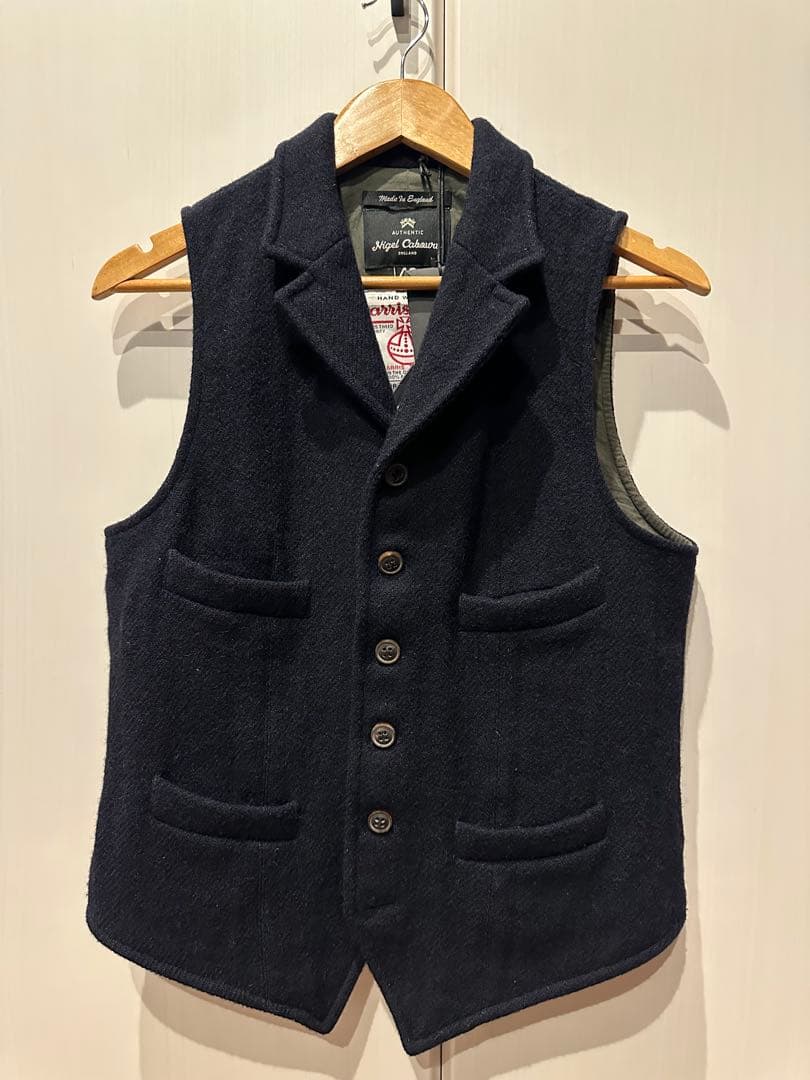 T*7様 Nigel Cabourn マロリーベスト 48 ネイビー