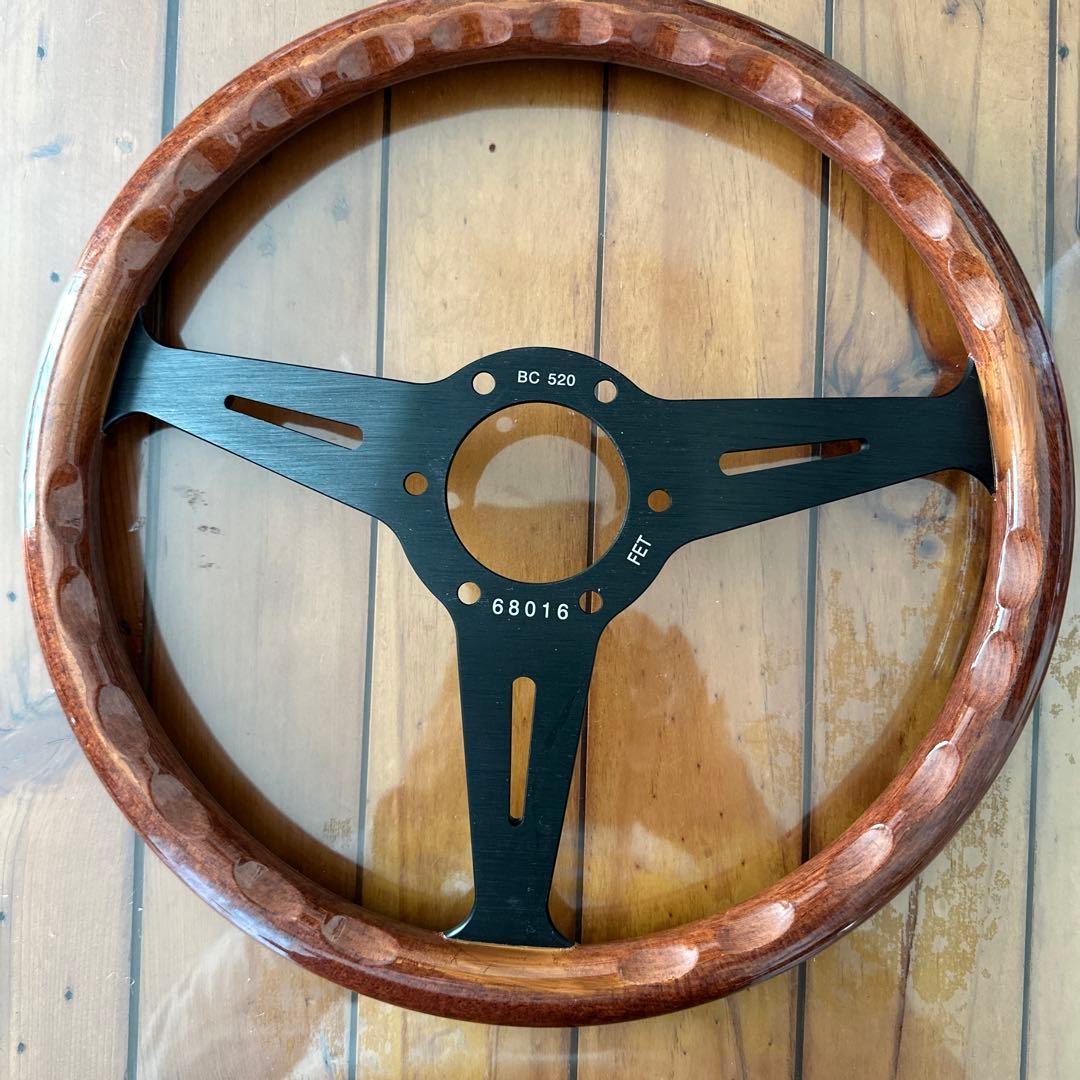 BC 520 ステアリングホイール ウッド/アルミナルディクラッシック35