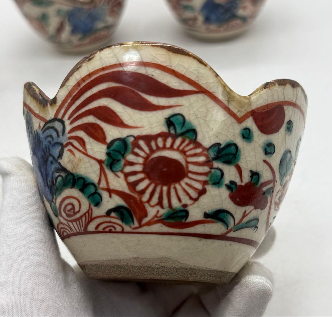時代 赤絵花口小鉢5点 春逸作 送料込み250610 - メルカリ