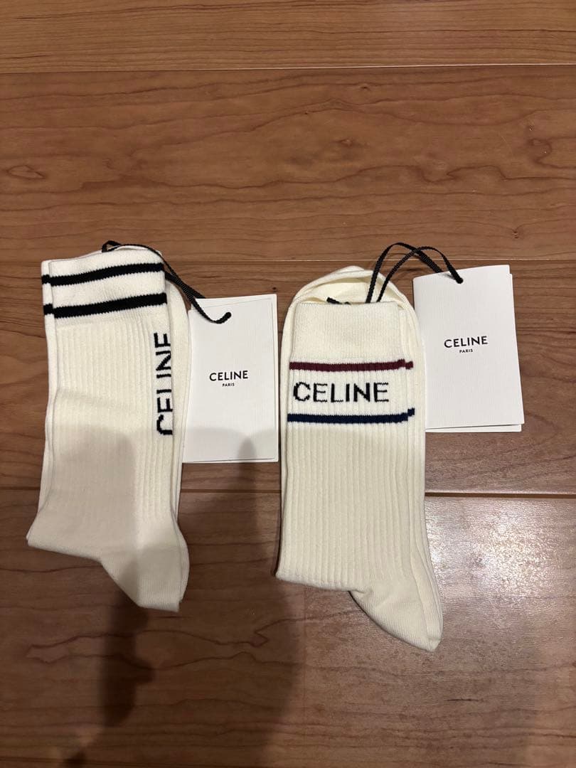 CELINE セリーヌ　ソックス　2点 CELINE靴下コピー♪人気ランキングセリーヌ激安2026秋冬2点セット