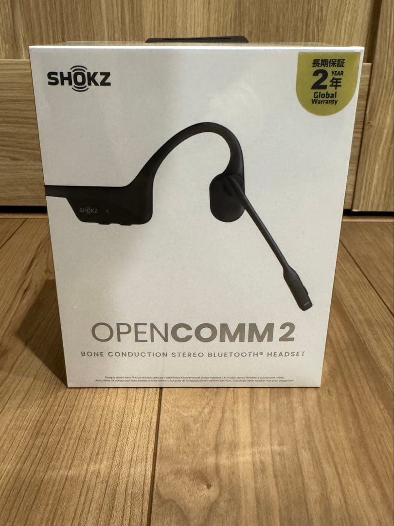 新品未開封 SHOKZ OPENCOMM 2 ブラック Bluetooth対応 - メルカリ