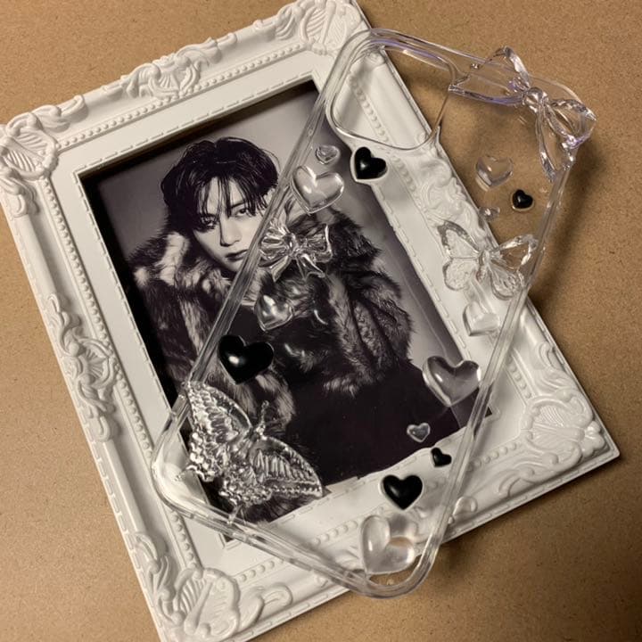 スマホケース ハードケース レジン デコ - メルカリ