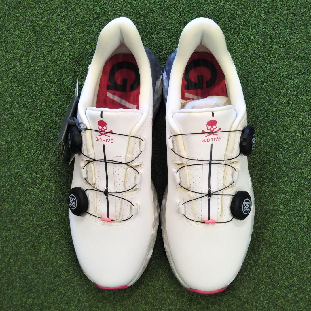 新品 G/FORE G/DRIVE ゴルフシューズ ホワイト 25.5cm