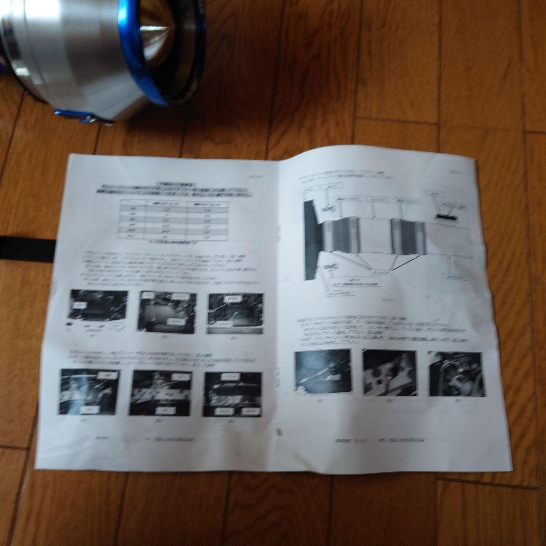 NDロードスター用 BLITZ 過給器本体 シルバー 青 取り付け金具付き