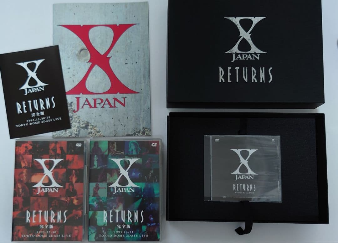 X JAPAN DVD 全4BOX 初回限定生産