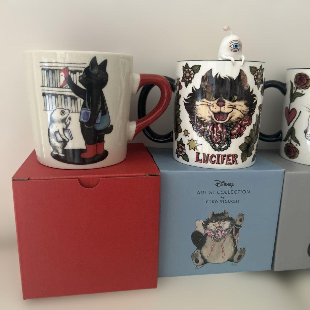 ディズニーストア 角川ホラー文庫 マグカップ 4個セット ヒグチユウコ