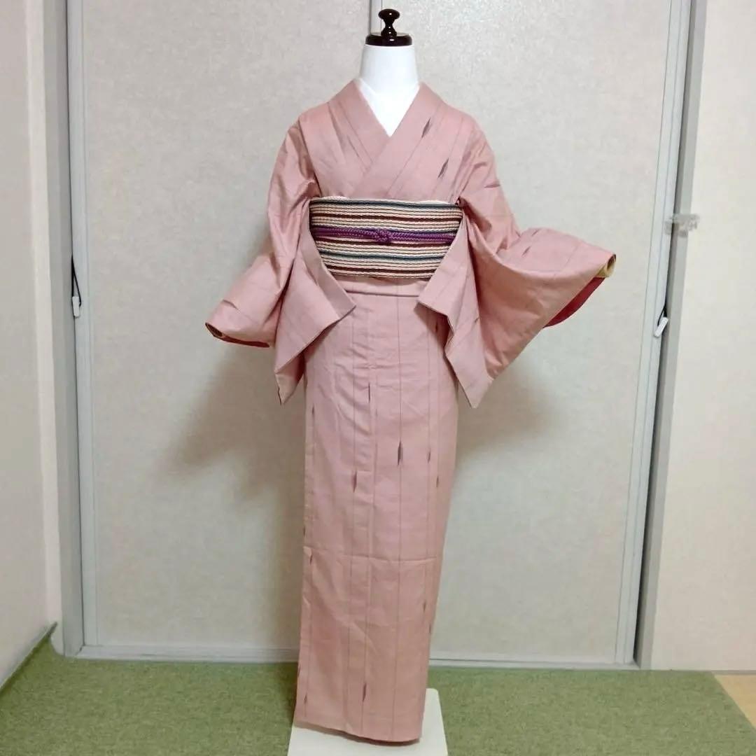 袷 正絹 紬 十日町紬 小紋 フルセット 4点 タ-40 【ミト】 - メルカリ