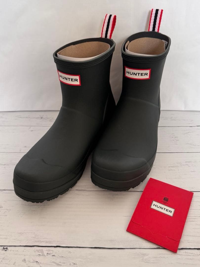 大特価】HUNTER ハンター オリジナル ショート ブーツ 箱付き/UK6