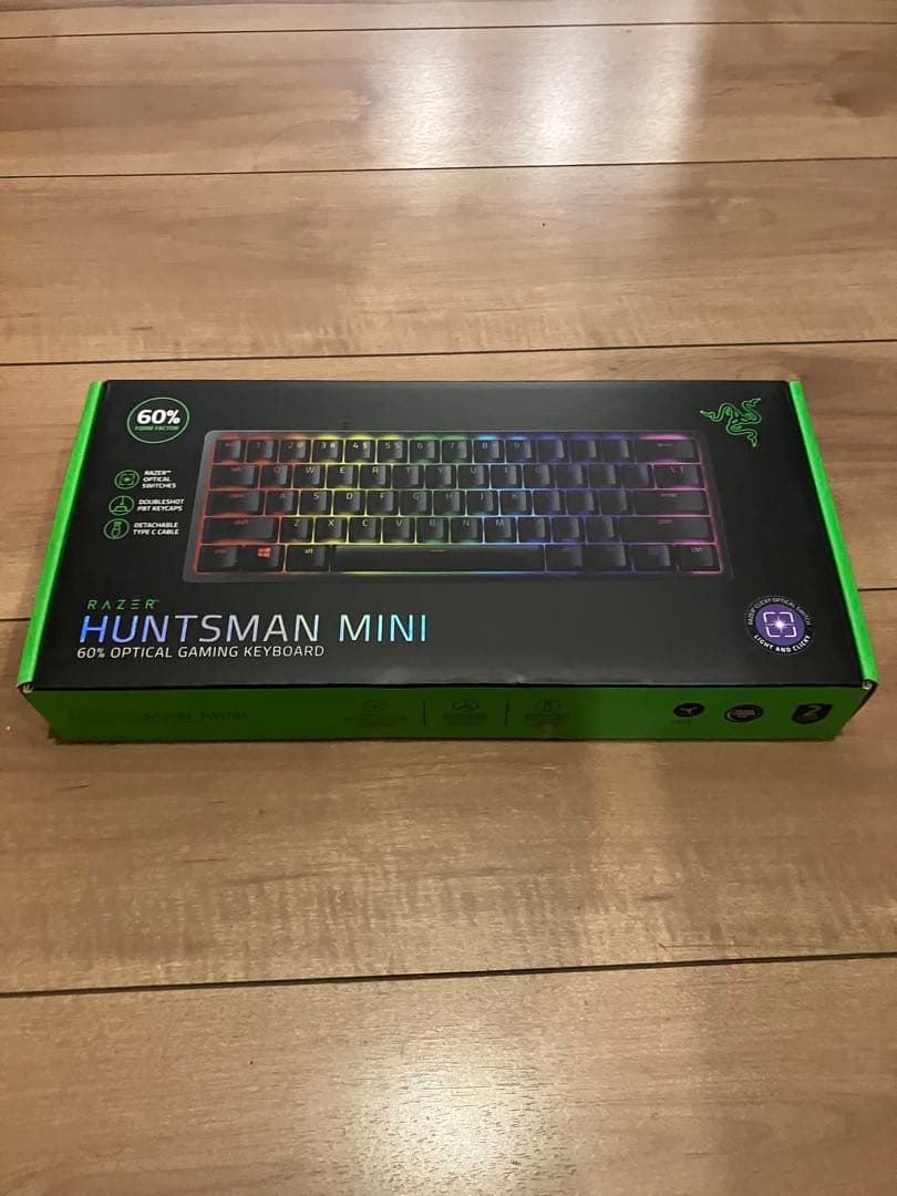 Razer Huntsman Mini ゲーミングキーボード 60% US配列 Amazon.com: Razer Huntsman Mini 60% Gaming Keyboard: Clicky