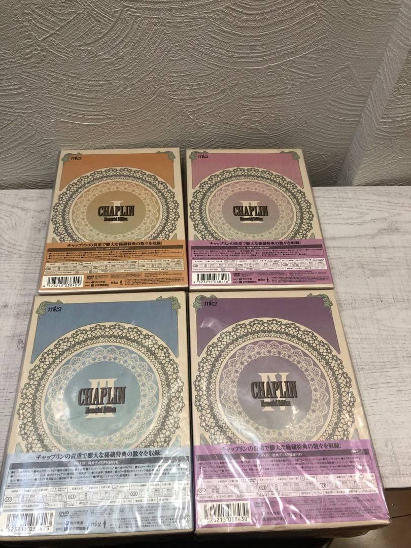 《新品未開封品》チャップリン メモリアル・エディション DVD-BOX Ⅰ〜Ⅳ