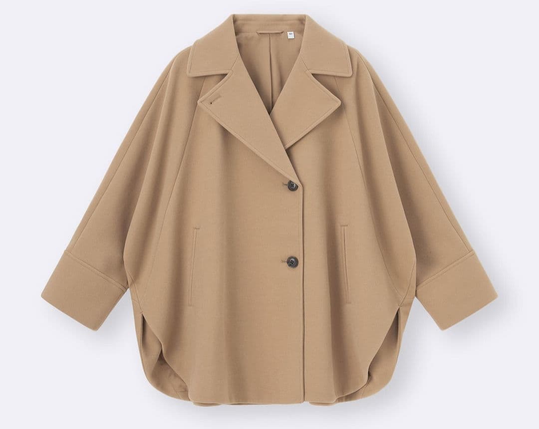 GU コージーメルトンケープコート XL - メルカリ