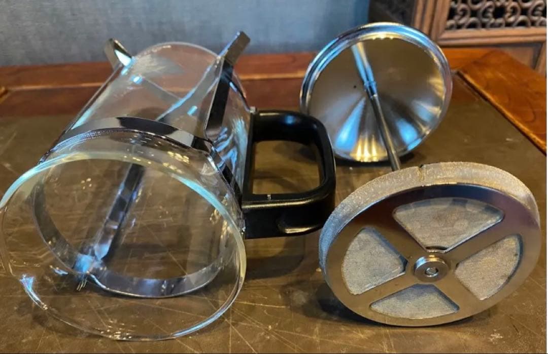 アンティーク カジャール朝 銅彫金装飾39cmプレート・鑑賞スタンド付4