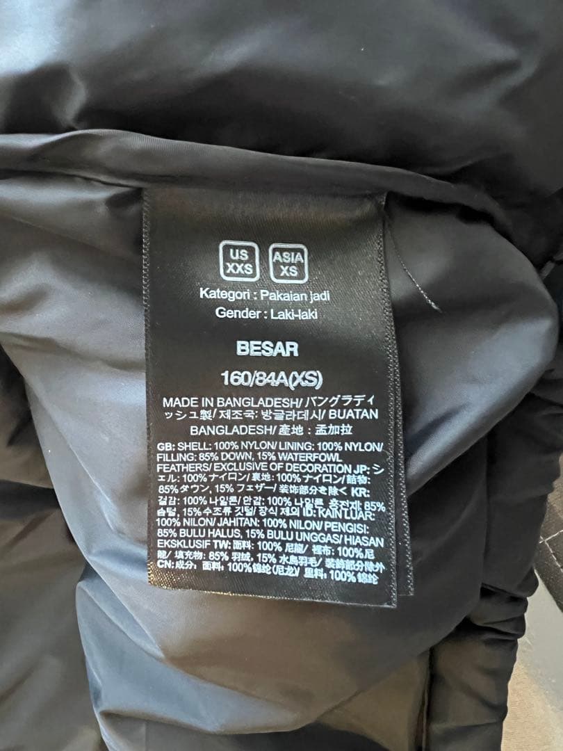 《XSサイズ》THENORTHFACE レトロ　ヌプシ　ダウン　NF0A3C8D