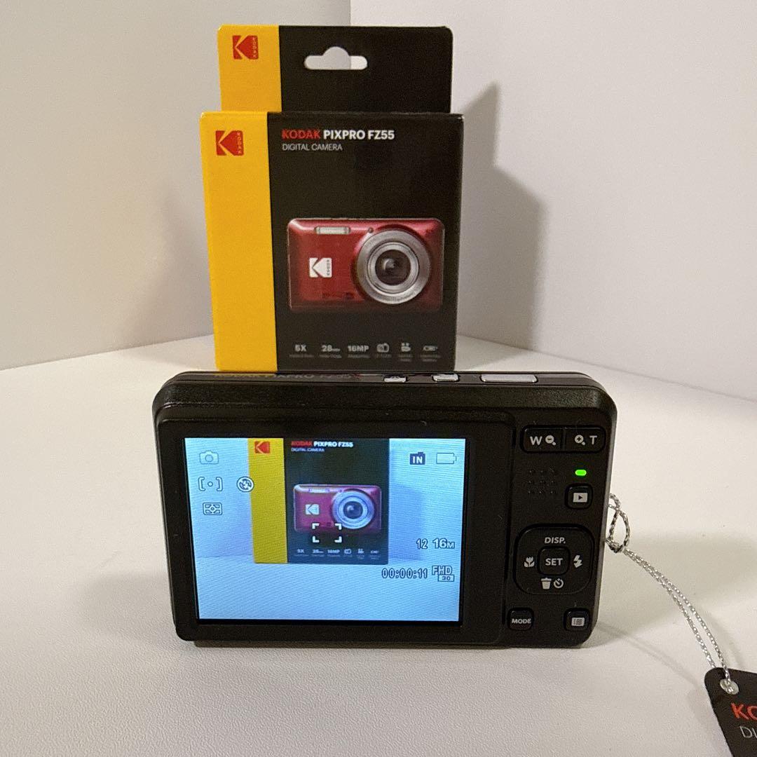 動作確認済み】Kodak PIXPRO FZ55 ブラック 黒 付属品完備 - メルカリ