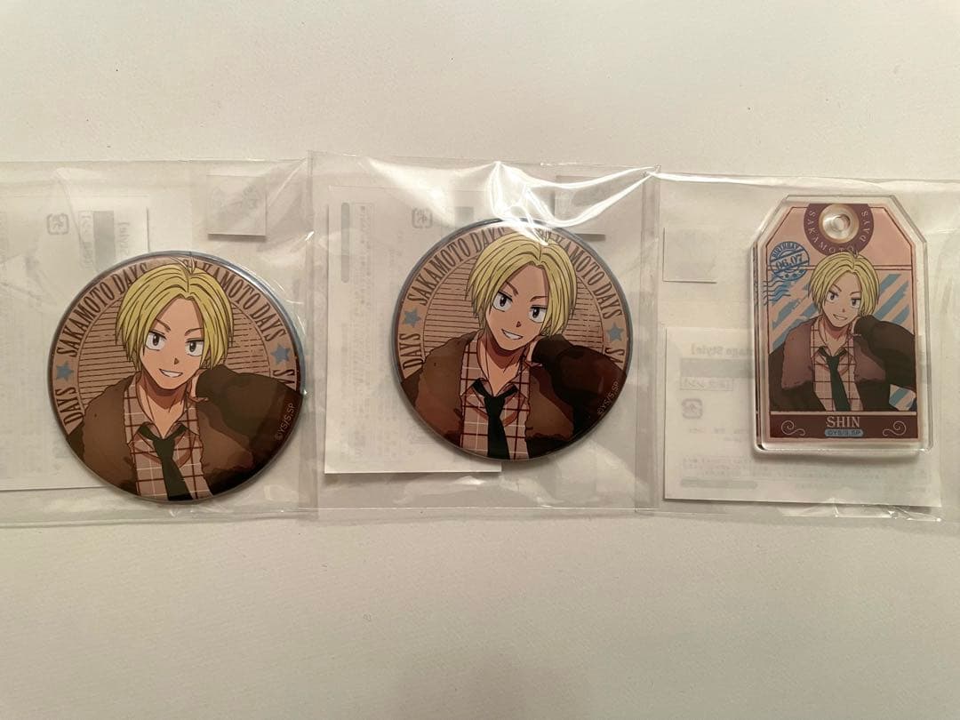 サカモトデイズ まるくじ Vintage Style 缶バッジ 他 朝倉シン - メルカリ