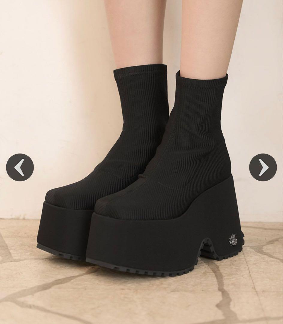 michellMacaron 12cm盛れるショートブーツ - メルカリ