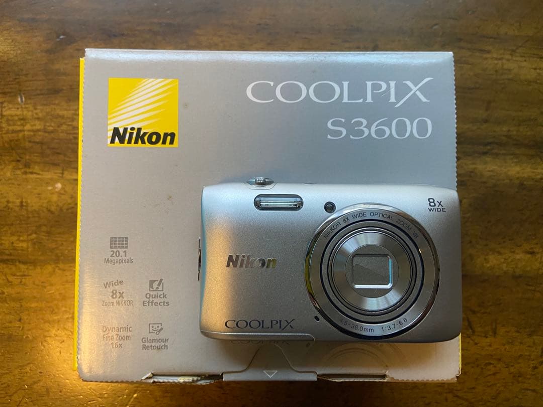 Nikon COOLPIX S3600 コンパクトデジタルカメラ Amazon.com : Nikon Coolpix S3600 ( 20.48 MP,8 x Optical Zoom,2.7
