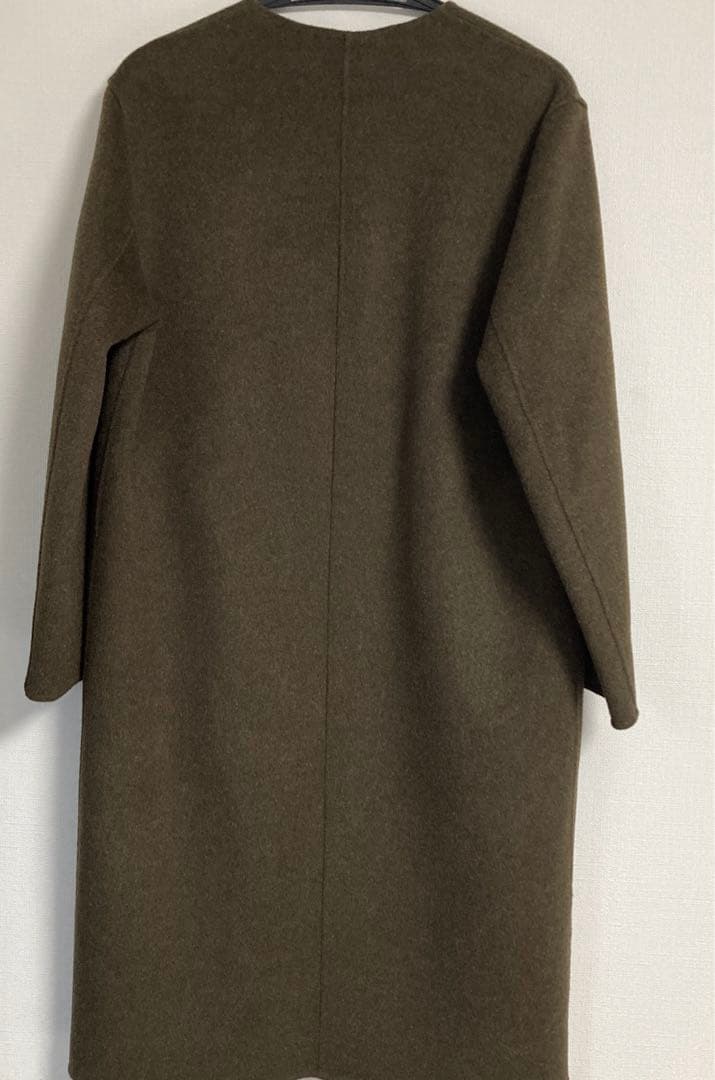 新品 コントワー・デ・コトニエ カシミヤブレンド リバー ノーカラー