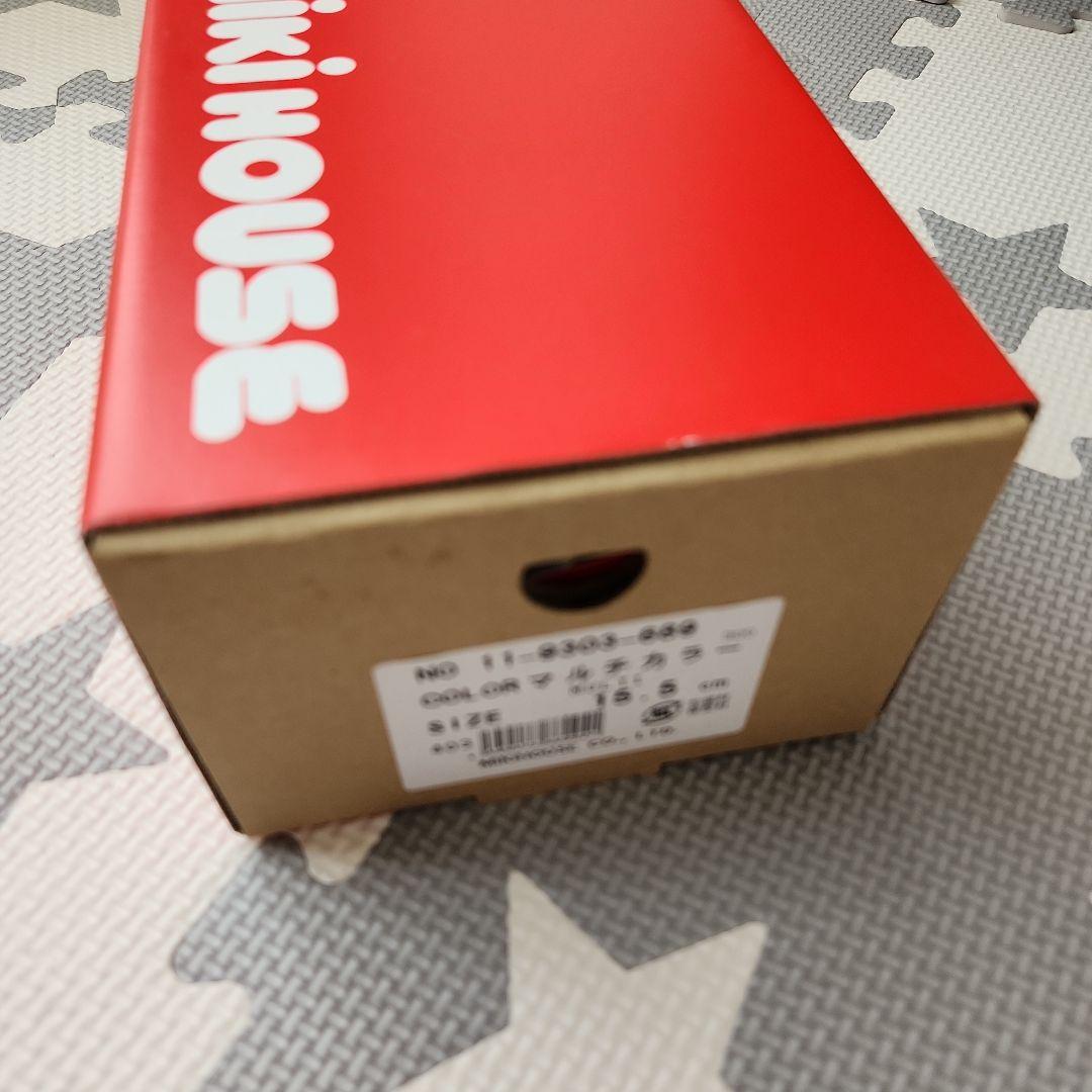 【新品•タグ付き・現行品】　ミキハウス　スニーカー マルチカラー 15.5cm