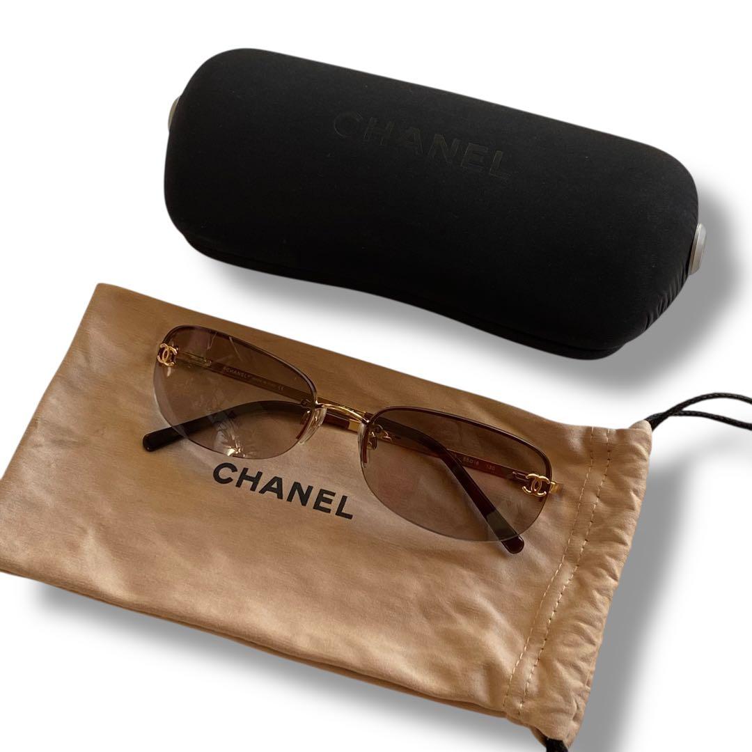 CHANEL シャネル 4099 ココマーク サングラス GP ゴールド - メルカリ