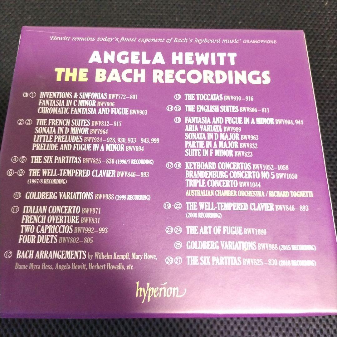 ○最新27CD アンジェラ・ヒューイット 『バッハ録音集』 - メルカリ