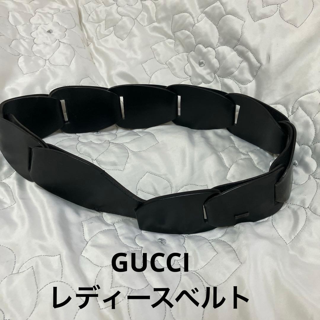 値下げ‼️GUCCI ブラックレザーベルト ダブルG スリムベルト ・ブラック レザー | GUCCI公式