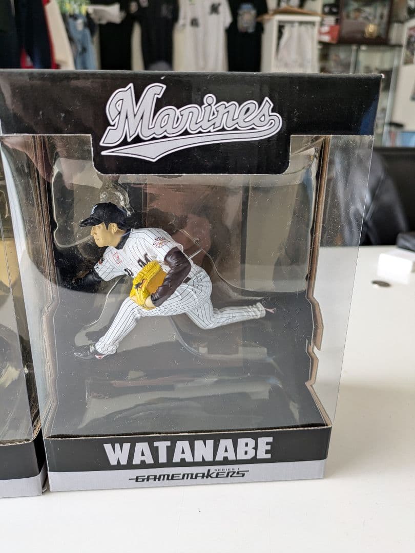 もなか商品　GAME MAKERSフィギュア　千葉ロッテ3体　未使用未開封