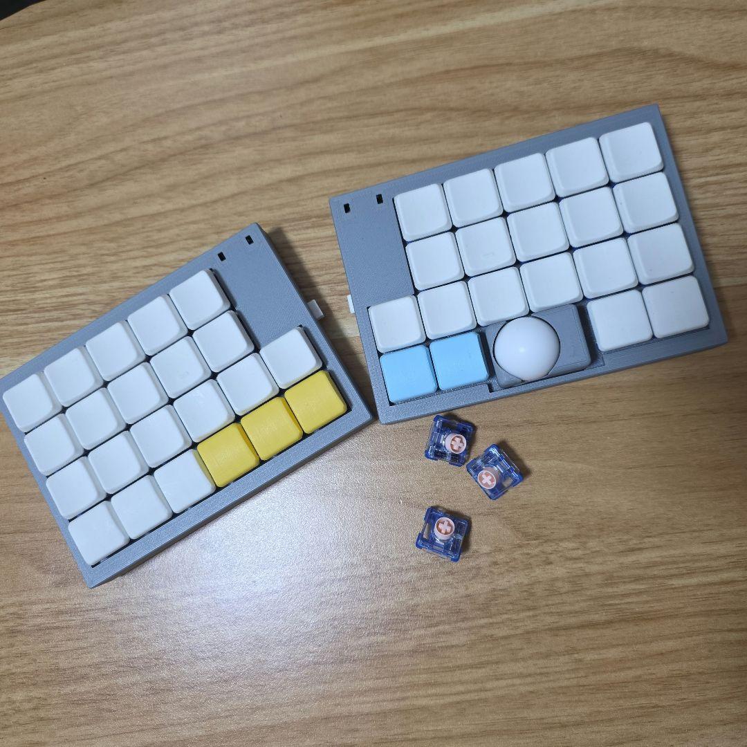 分割式キーボード Around Forty RB(グレー) 分割式キーボード Around Forty RB(グレー) - メルカリ