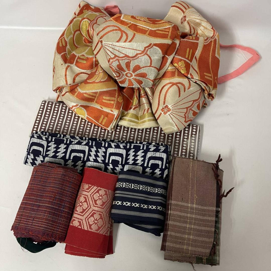 帯 まとめて 50点 半幅帯 角帯 細帯 子供帯 金彩 着物 和装 和服 正絹
