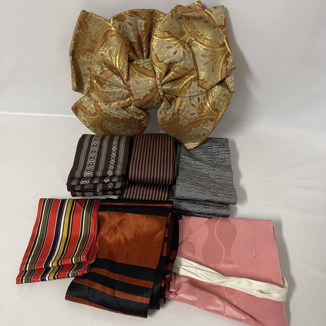 帯 まとめて 50点 半幅帯 角帯 細帯 子供帯 金彩 着物 和装 和服 正絹