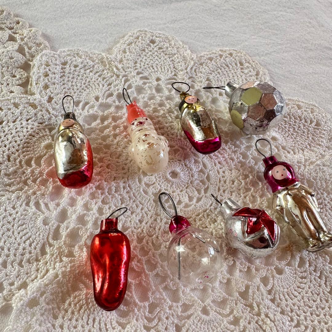 美品 ヴィンテージ ミニオーナメント マトリョーシカ スノーマン ミニ