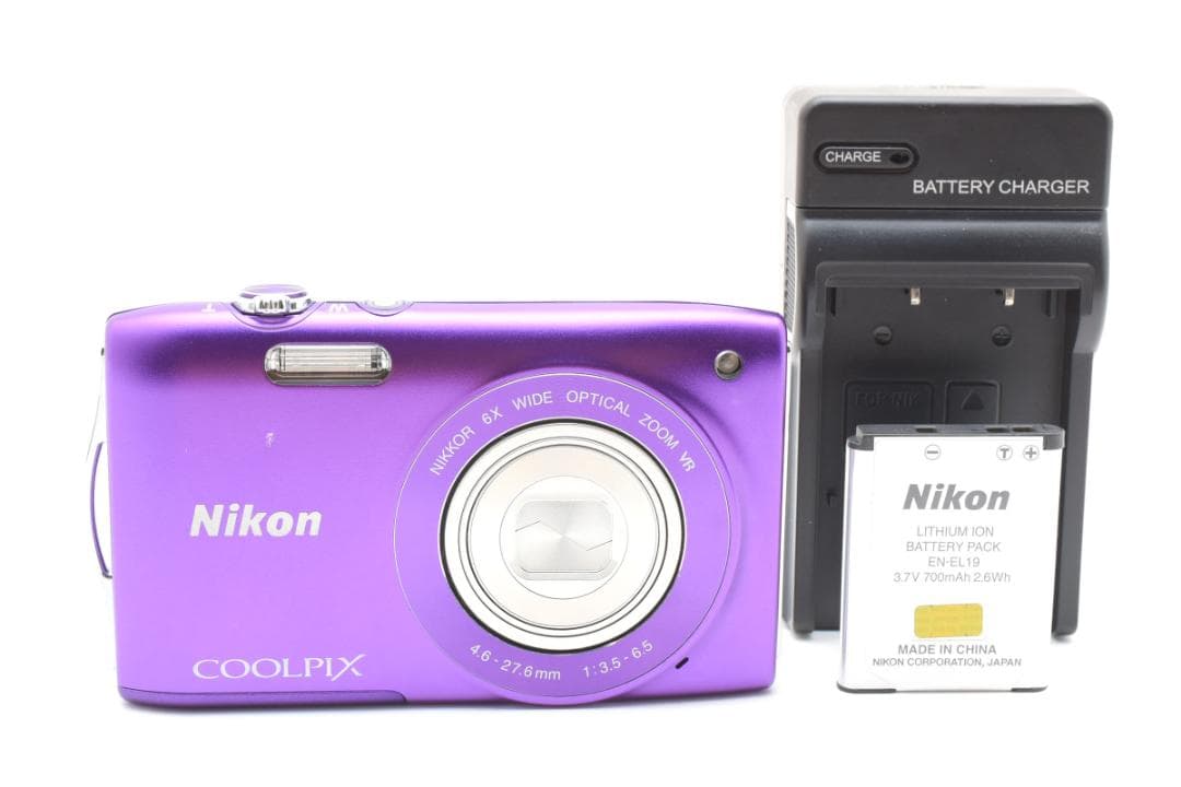 Nikon COOLPIX S3300 コンパクトデジタルカメラ パープルニコン - メルカリ